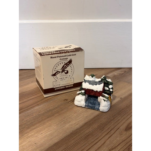 Ceramic Covered Bridge Piece From the American Rustic Series For Sale - Image 7 of 12