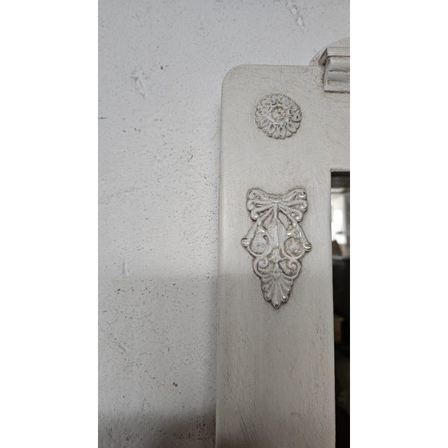 Lacquered Wooden Mirror For Sale - Image 4 of 6