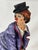 Art Deco 1980s Giuseppe Armani Signed “Clown on Chair” Italian Sculpture Figurine For Sale - Image 3 of 11