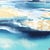Sail Away - Large Original Coastal Oceanscape Painting on Canvas With Gold Leaf by Charlotte Elizabeth For Sale In Los Angeles - Image 6 of 9