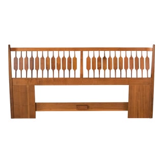 Walnut Kipp Stewart & Stewart McDougall Drexel Declaration King Headboard For Sale