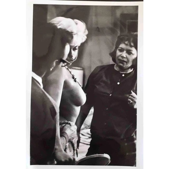 Bill Kobrin, Jayne Mansfield Half Nude, Photograph, 1963 For Sale