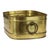 Gold Large Vintage Oval Brass Planter For Sale - Image 8 of 16