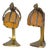 Art Nouveau Bronze Table Lamps from Rudolf Marschall, 1890s, Set of 2 For Sale