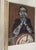 Folk Art Llegible Artist Signature Modern Expressionist Portrait Mixed Media Lithograph For Sale - Image 3 of 6