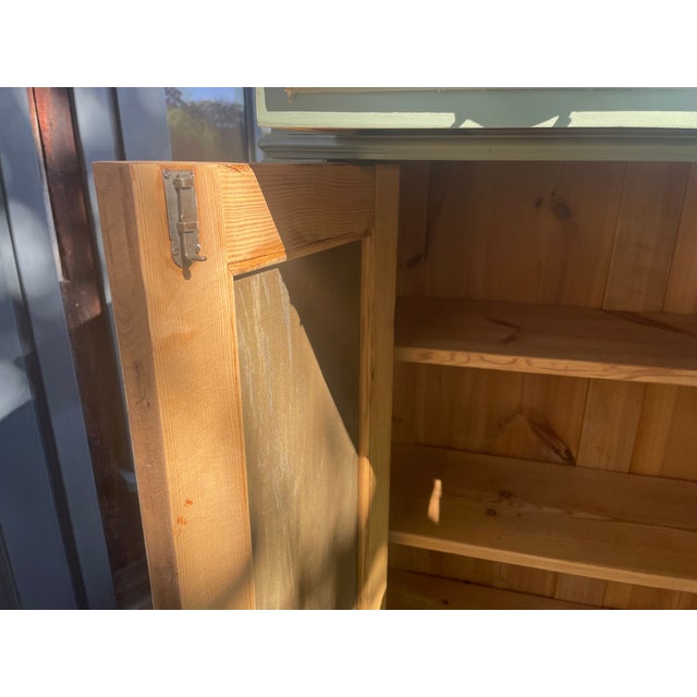 Wood Antique Vertical Credenza in Fir, 1890s For Sale - Image 7 of 18