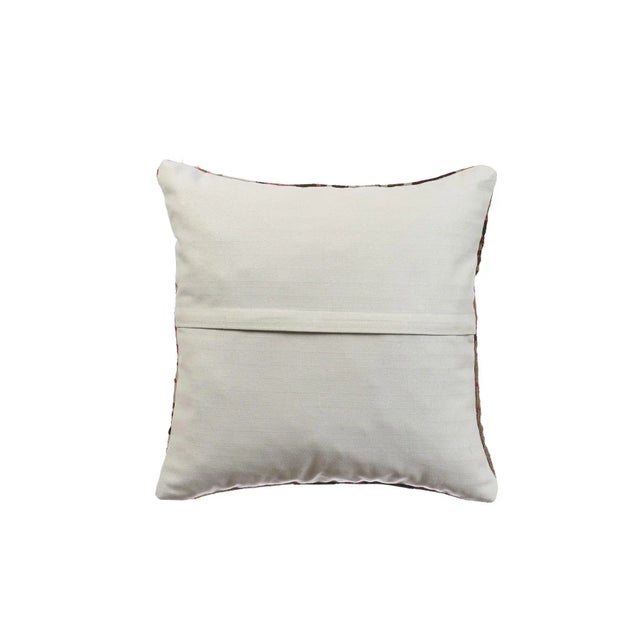 Mid-Century Modern Decorative Turkish Kilim Pillow Cover For Sale - Image 3 of 4