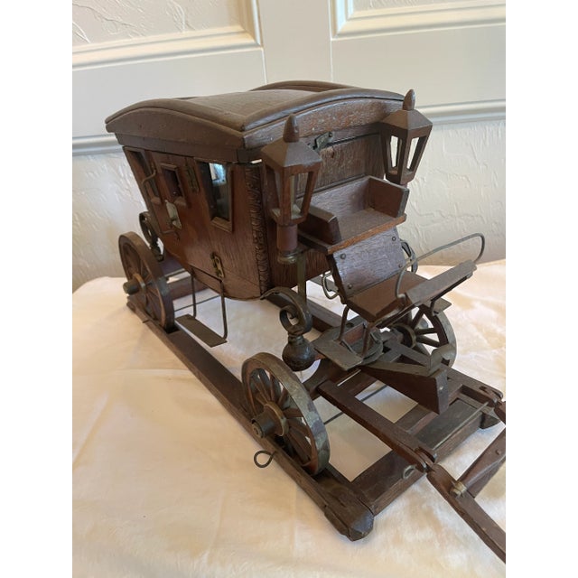 1930s 1930s Folk Art Stage Coach For Sale - Image 5 of 8
