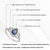 14k White Gold 1.22 Carat Blue Sapphire & Diamond Statement Halo Ring Size 4 For Sale - Image 12 of 16
