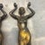 Art Deco Mid 20th Century 29.5" Tall Art Deco Classical Bronze Maidens Statues Sculptures - Set of 2 For Sale - Image 3 of 12