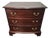 Mahogany or Cherry Chippendale Style Bow Front Bachelors Chest Vintage For Sale