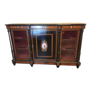 Period French Ebony Credenza For Sale