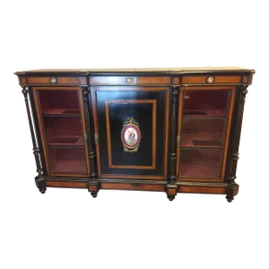 Period French Ebony Credenza