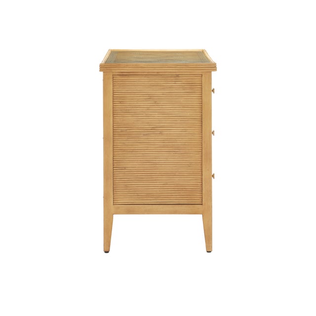 2020s Currey & Company Santos Sea Sand Large Chest For Sale - Image 5 of 6