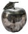 Vintage Italian Silver-Plated Pewter Apple Ice Bucket by Mauro Manetti, 1960s For Sale