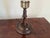 Georgian Style Mahogany & Brass Candlestick Lamps With Hurricane Shades - A Pair For Sale - Image 11 of 18