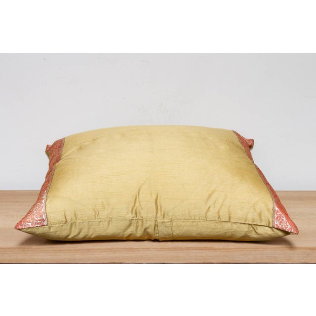 Firefly Festive Silk Euro Pillow Cover For Sale - Image 4 of 7