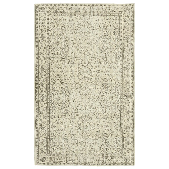 Vintage Turkish Handmade Rug For Sale