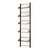 "S2" bookcases by Feal (Fonderie Elettriche Alluminio e Leghe), in black anodized aluminum, contrasting with the brass and...