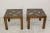 Mid Century Modern pair of end tables with glass tops For Sale - Image 10 of 10