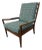 Mid-Century Danish Modern Teak Ladder Back Arm Chair - Restored! For Sale
