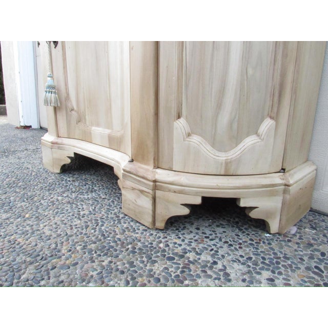 Antique Bleached Out and Weathered Italian Credenza For Sale - Image 11 of 18