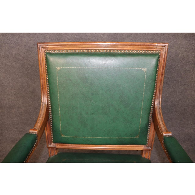 Set of 8 Maison Jansen Style French Louis XVI Dining Chairs Circa 1950s For Sale - Image 11 of 13