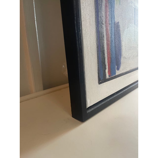 2020s Contemporary Abstract Chicago Skyline Original Painting on Canvas by Costel Iarca For Sale - Image 5 of 10