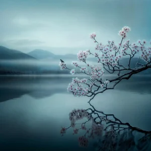 Cherry Blossom 2, Original Landscape Photograph by Michael Filonow