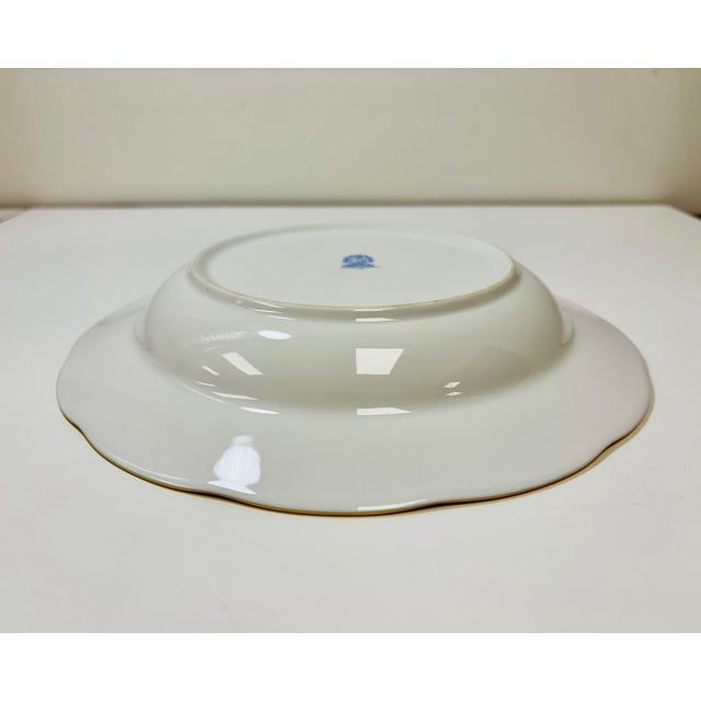 Ceramic Herend Gold Rimmed Gwendolyn Soup Dish For Sale - Image 7 of 8