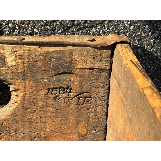 Moxie! Early 20th C. Wooden Soft Drink Shipping Crate - Maine / Pennsylvania For Sale - Image 9 of 9