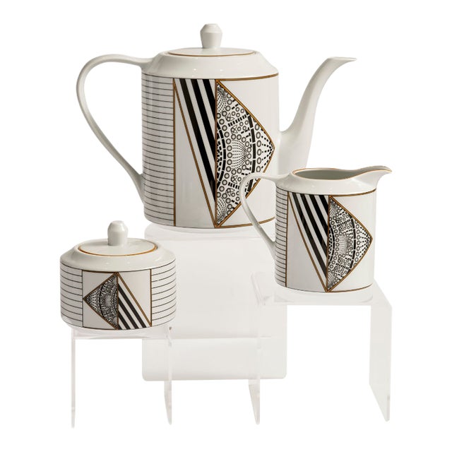 Alina Tea & Coffee Service Set of 3 by Nina Magon For Sale