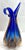 Large Cobalt Murano Glass Vase attributed to Barovier & Toso, 1960s For Sale - Image 6 of 12