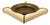 Mid-Century Brass Ashtray by Tommaso Barbi, Italy, 1970s For Sale
