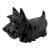 Vintage Black Scottie Dog Piggy Bank For Sale