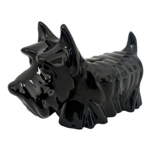 Vintage Black Scottie Dog Piggy Bank