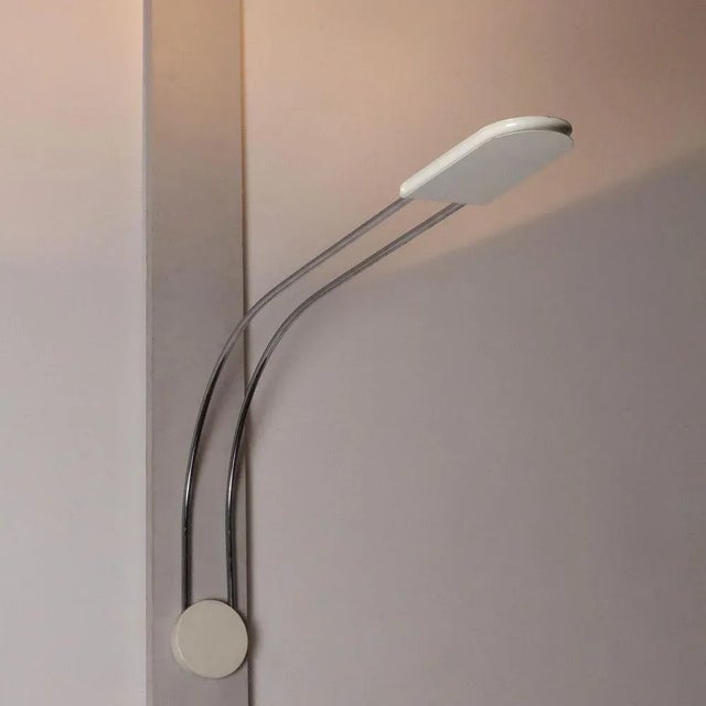Silver Gesto Lamp in Metal by Bruno Gecchelin for Skipper, 1970s For Sale - Image 8 of 8
