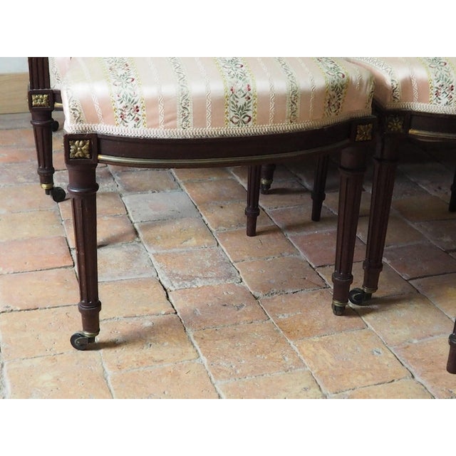 Vintage French Empire Style Sofa and Chairs, 1930s, Set of 5 For Sale - Image 10 of 11