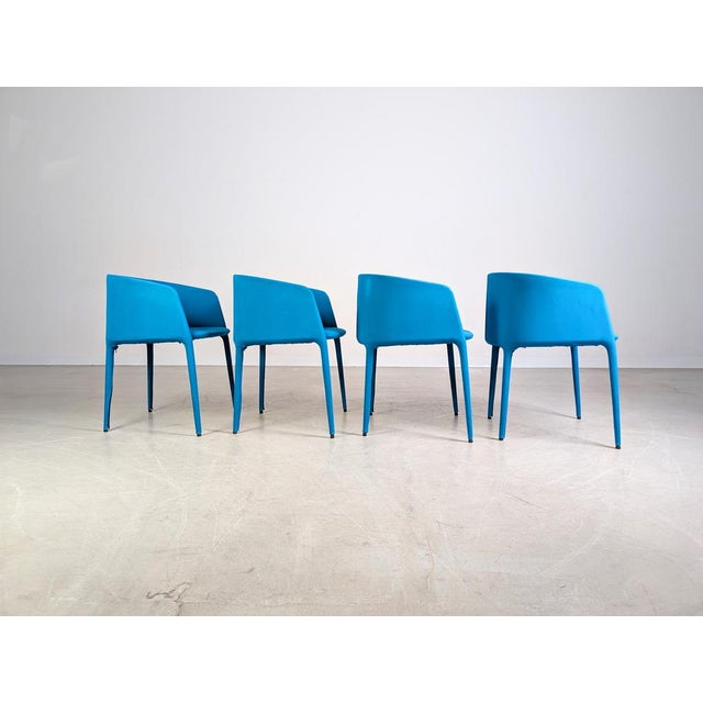 Achille Armchairs by Jean Marie Massaud for MDF Italia, Set of 4 For Sale - Image 5 of 13