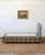 Custom Upholstered Charles H. Beckley Twin Beds in Plaid Performance Fabric For Sale - Image 4 of 4