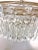 Traditional Mid 20th Century Italian Silver Layered Chandelier With Rosettes For Sale - Image 3 of 9