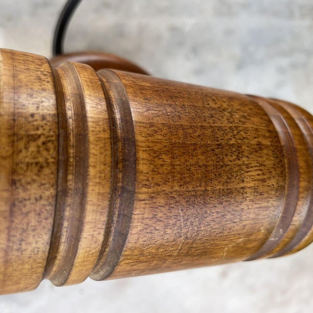 Wood Danish Architectural T45 Wall Sconce Light in Pine, 1960s For Sale - Image 7 of 11