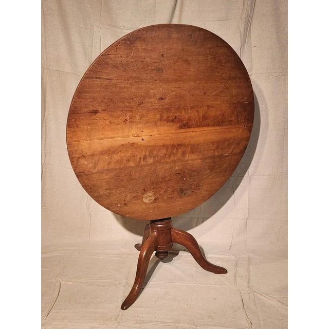 Mid 18th Century Antique Tilt Top Bird Cage Table For Sale - Image 11 of 11