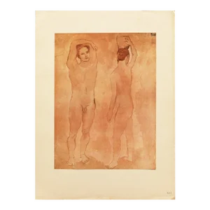 1948 After Pablo Picasso "Les Adolescents", First Edition Period Offset Lithograph