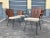 Rare 1950s Iron and Oak Dining Chairs- Set of 6 For Sale - Image 10 of 13