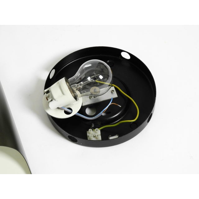 Metal Wall Lamp in Anthracite and White from Staff, 1970s For Sale - Image 12 of 15