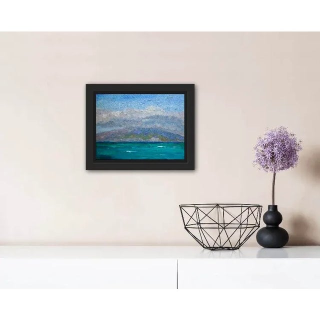 Molokai View, Hawaii Contemporary Impressionist Oil Painting For Sale - Image 4 of 9
