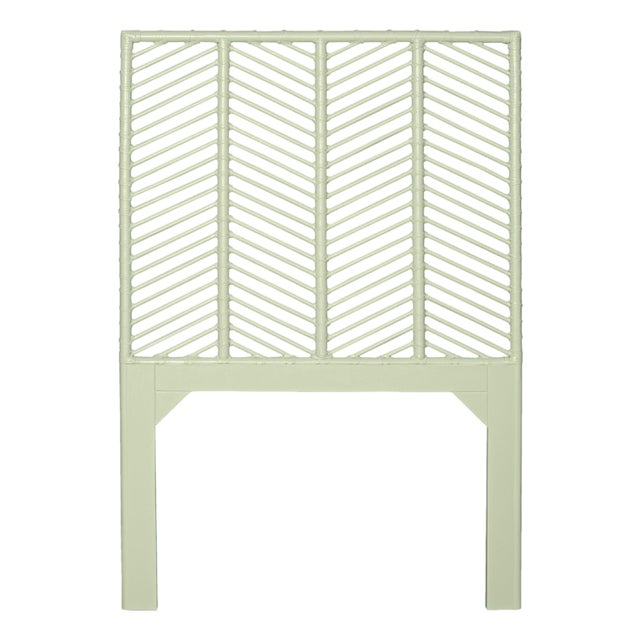 Liam Headboard Twin - Celery Green For Sale