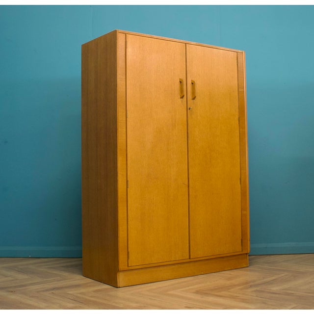 Mid-Century Modern Vintage Oak Wardrobe from G-Plan, 1955 For Sale - Image 3 of 10