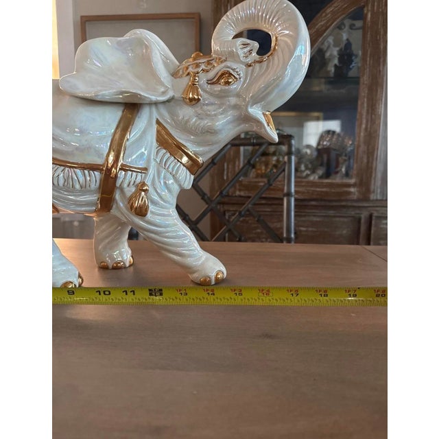 Vintage Royal Elephant & Baby Statues For Sale In Jacksonville, FL - Image 6 of 7